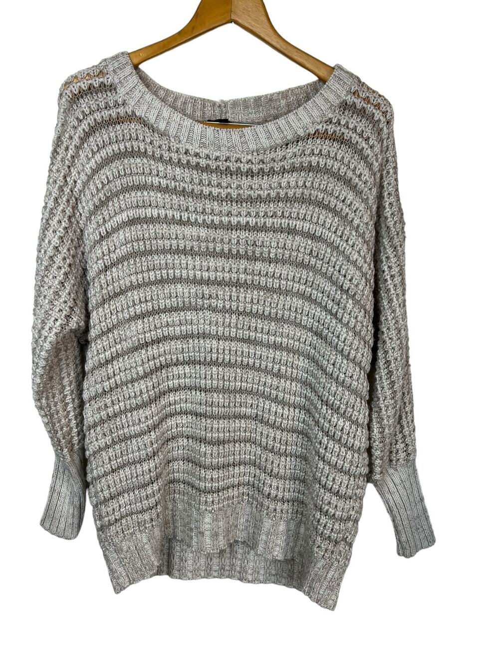Express Womens sweater Knit Casual Oversized Boyfriend Comfy Cozy XS